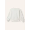 Defacto I3553A8ER105 Ekru Kpop - Demon Hunters Relax Fit Baskılı Bisiklet Yaka Sweatshirt Kız Çocuk