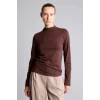 Defacto G9242AXBN328 Kahve Slim Fit Modal Tunik