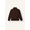 Defacto H7132A8BN267 Kahve Oversize Yarım Fermuarlı Dik Yaka Sweatshirt Erkek Çocuk