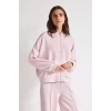 Defacto F1025AXPN38 Pembe Kolej Yaka Bomber Modal Hırka