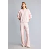 Defacto F1025AXPN38 Pembe Kolej Yaka Bomber Modal Hırka