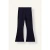 Defacto I1136A8BR229 Bordo Bisiklet Yaka Baskılı Sweatshirt Üst İspanyol Paça Tayt Alt 2li Takım Kız Çocuk