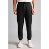 Defacto Z9112AZBK81 Siyah Ultra Yumuşak Slim Fit Standart Paça Skuba Dalgıç Kumaş Jogger Eşofman Altı