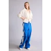 Defacto Z7069AZWT32 Beyaz Cropped Fit Kapüşonlu Kalın Fermuarlı Sweatshirt