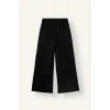 Defacto I3627A8BK81 Siyah Wide Leg Önü Cepli Gabardin Pantolon Kız Çocuk
