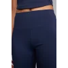 Defacto C9192AXIN187 İndigo Esnek Kumaş Aırtech Flare Fit Yüksek Bel Beli Saran Sporcu Pantolon