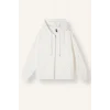 Defacto C1809AXER105 Ekru Relax Fit Kapüşonlu Cepli Basıc Fermuarlı Sweatshirt