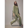 Defacto C3215AXKH462 Haki Oversıze Basic Blazer Haki Ceket
