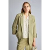 Defacto C3215AXKH462 Haki Oversıze Basic Blazer Haki Ceket