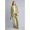Defacto C3215AXKH462 Haki Oversıze Basic Blazer Haki Ceket