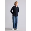 Defacto H4578A8NV91 Lacivert Regular Fit Katlanabilir Kollu Pike Gömlek Erkek Çocuk