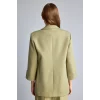 Defacto C3215AXKH462 Haki Oversıze Basic Blazer Haki Ceket