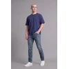 Defacto G6806AXNM84 İndigo Sergio Regular Fit Normal Bel Boru Paça Jean Pantolon