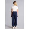 Defacto I2268A8NV244 Lacivert Yama Cepli Lastikli Jogger Fıt Eşofman Altı Kız Çocuk