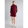 Defacto H2046AXBR115 Bordo Ultra Yumuşak Standart Fıt Dik Yaka Fermuarlı Spor Hırka