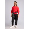 Defacto X9036A6BK81 Siyah Jogger Fıt Esnek Belli Cepli Eşofman Altı Kız Çocuk