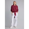 Defacto I3314AXGR93 Gri Beli Lastikli Straight Fit Kalın Kumaş Pantolon