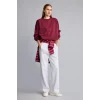 Defacto I3314AXGR93 Gri Beli Lastikli Straight Fit Kalın Kumaş Pantolon