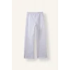 Defacto I3314AXGR93 Gri Beli Lastikli Straight Fit Kalın Kumaş Pantolon