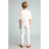 Defacto H9685A8GR400 Gri Baskılı Lastikli Paça Kalın Kumaş Jogger Eşofman Altı Erkek Çocuk