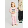 Defacto I2162A5ER233 Ekru %100 Pamuk Miffy Baskılı Sweatshirt Üst İspanyol Paça Pantolon Alt 2li Takım Kız Bebek