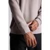 Defacto H6165AXGR539 Gri Ultra Yumuşak Standart Fit Dik Yaka Yarım Fermuarlı Modal Basic Sweatshirt