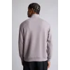 Defacto H6165AXGR539 Gri Ultra Yumuşak Standart Fit Dik Yaka Yarım Fermuarlı Modal Basic Sweatshirt