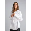 Defacto G8610AXWT34 Beyaz %100 Pamuk Fıtted Poplin Gömlek