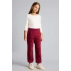 Defacto I2268A8BR204 Bordo Yama Cepli Lastikli Jogger Fıt Eşofman Altı Kız Çocuk
