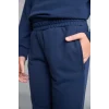 Defacto Y1226A6NV241 Lacivert Jogger Fıt Esnek Belli Cepli Eşofman Altı Kız Çocuk