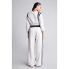 Defacto I3167AXGR93 Gri Pamuklu Straıght Fıt Cepli Standart Paça Standart Boy Gri Melanj Pantolon