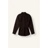 Defacto G8610AXBN338 Kahve %100 Pamuk Fıtted Poplin Gömlek