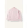 Defacto I1640A8PN47 Pembe Oversıze Yarım Fermuarlı Modal Sweatshirt Kız Çocuk
