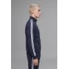 Defacto F0106AXNV146 Lacivert Nefes Alabilen Boxy Fit Fermuarlı Dik Yaka Sweatshirt