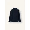 Defacto F0106AXNV146 Lacivert Nefes Alabilen Boxy Fit Fermuarlı Dik Yaka Sweatshirt