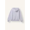 Defacto C1809AXGR93 Gri Relax Fit Kapüşonlu Cepli Basıc Fermuarlı Sweatshirt
