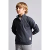 Defacto H7132A8AR31 Antrasit Oversize Yarım Fermuarlı Dik Yaka Sweatshirt Erkek Çocuk