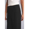 Defacto F6214AXBK27 Siyah Straıght Fıt Fleto Cepli Normal Bel Standart Boy Siyah Pantolon