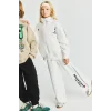 Defacto I1690A8ER105 Ekru Hello Kitty Lisanslı And Friends Wıde Leg Ekru Eşofman Altı Kız Çocuk