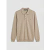 LCWAIKIKI Classic Bej Polo Yaka Erkek Sweatshirt