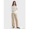 LCW Modest Ekru Dik Yaka Kadın Fitilli Body