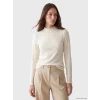 LCW Modest Ekru Dik Yaka Kadın Fitilli Body