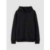 LCW Kids Siyah Kapüşonlu Kalın Kız Çocuk Fermuarlı Sweatshirt