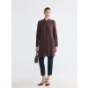LCW Grace Kahverengi Regular Fit Kadın Gömlek Tunik