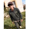LCW Kids Yeşil Dik Yaka Baskılı Erkek Çocuk Kalın Sweatshirt