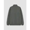 LCW Kids Yeşil Dik Yaka Baskılı Erkek Çocuk Kalın Sweatshirt