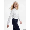 LCW Kids Beyaz Polo Yaka Kız Çocuk Pike Tişört