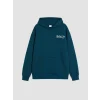 LCW Kids Petrol Kapüşonlu NYC Baskılı Erkek Çocuk Kalın Sweatshirt