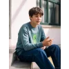 LCW Kids İndigo Minecraft Baskılı Erkek Çocuk Tişört