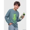 LCW Kids İndigo Minecraft Baskılı Erkek Çocuk Tişört